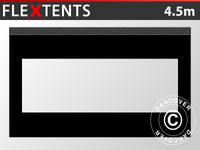 Ścianka boczna z oknem panoramicznym do FleXtents, 4,5m, Czarny
