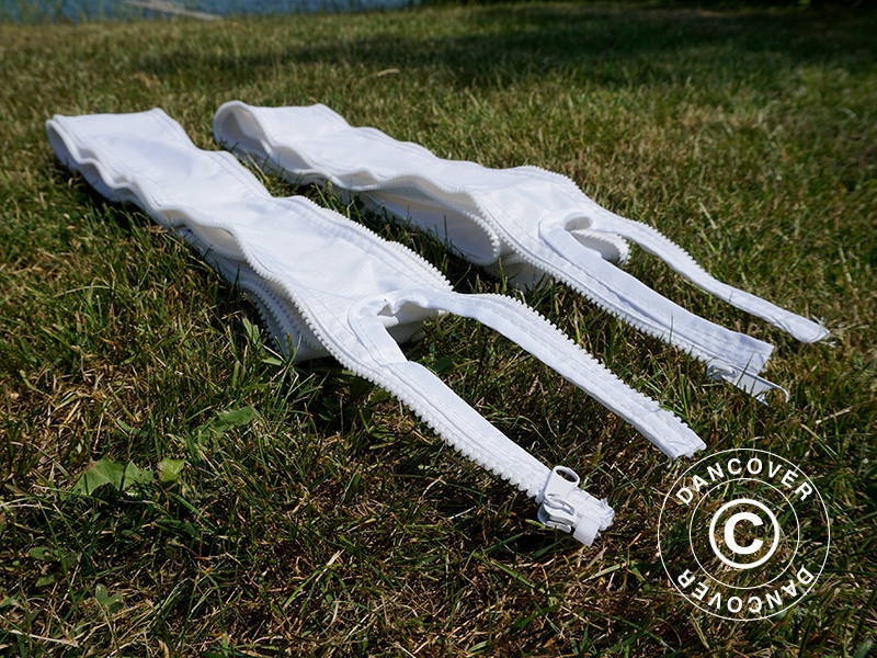 Panele łączące do namiotu FleXtents® PRO 4m, białe, 2 szt.