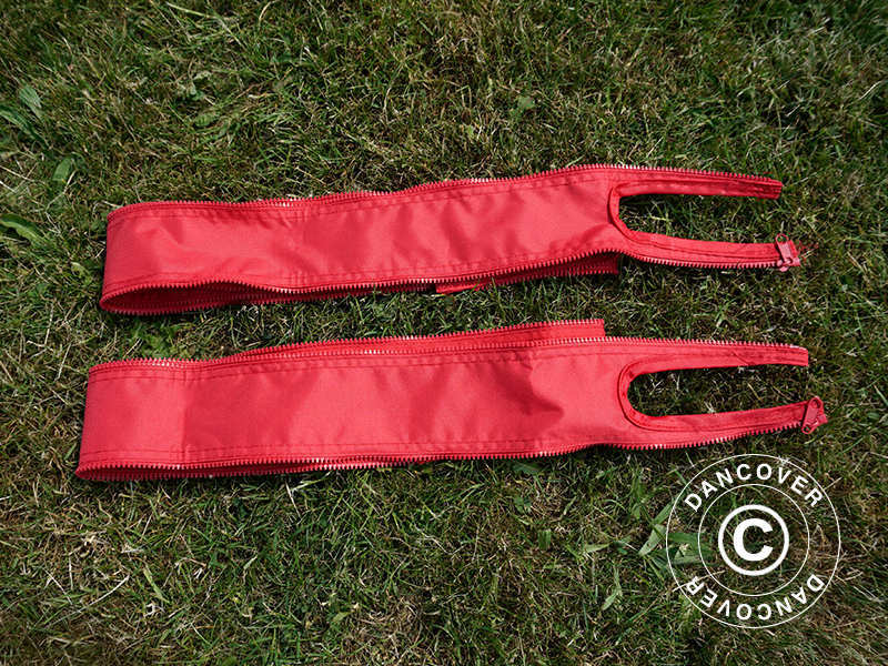 Panele łączące do namiotu FleXtents® PRO 4m, Czerwony, 2 szt.