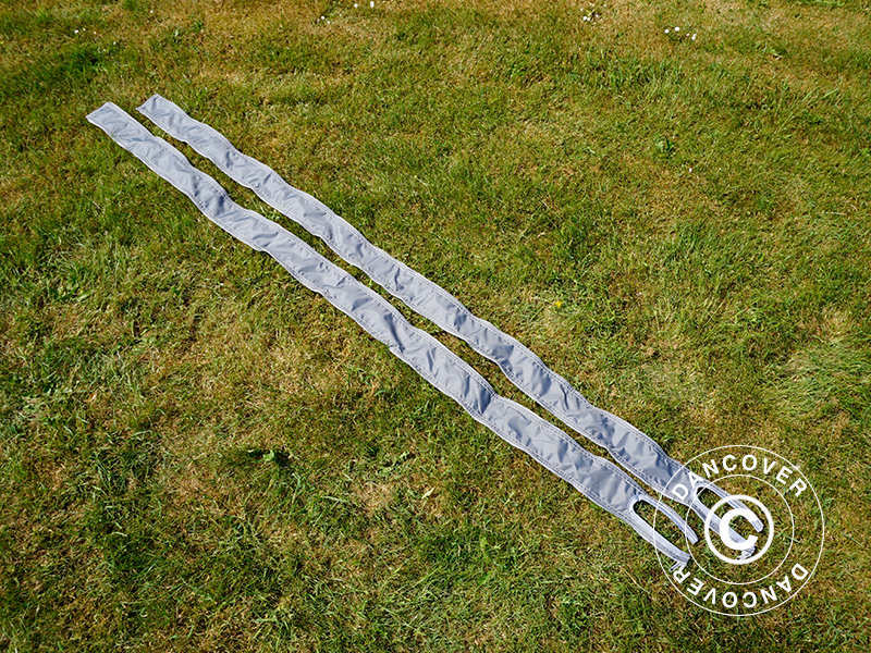 Panele łączące do namiotu FleXtents® PRO 4m, Szary, 2 szt.