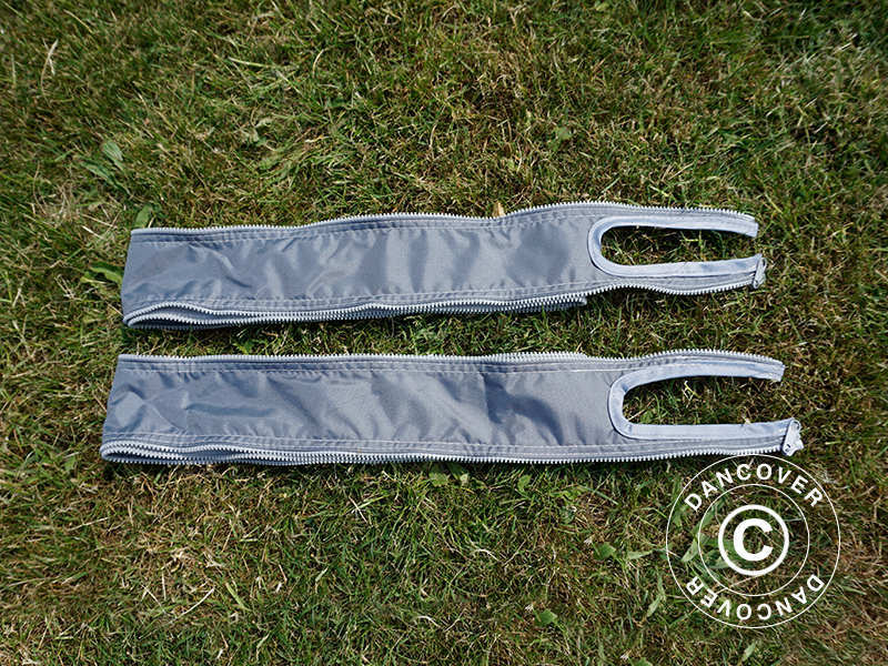 Panele łączące do namiotu FleXtents® PRO 4m, Szary, 2 szt.