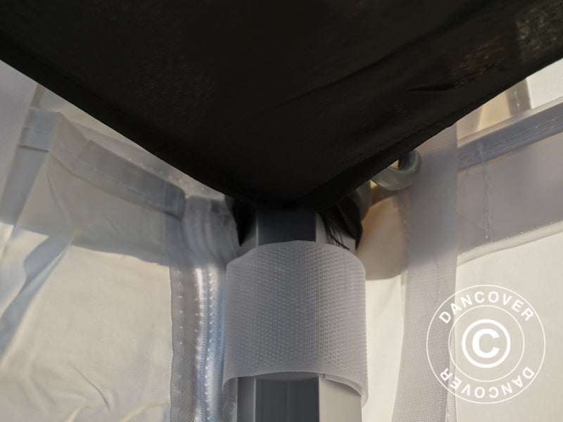 Poszycie dachowe wewnętrzne, Namiot Ekspresowy FleXtents 4x4m, Czarny