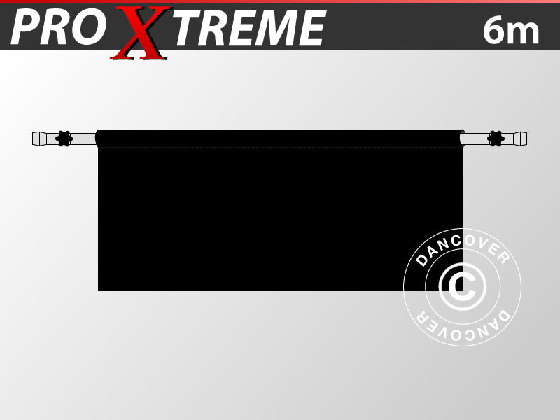 Półścianka do FleXtents PRO Xtreme, 6m, Czarny