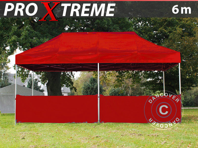 Półścianka do FleXtents PRO Xtreme, 6m, Czerwony
