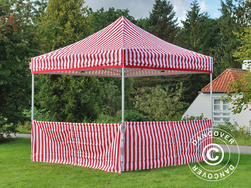 Półścianka do FleXtents PRO Xtreme, 6m, Pasiasty