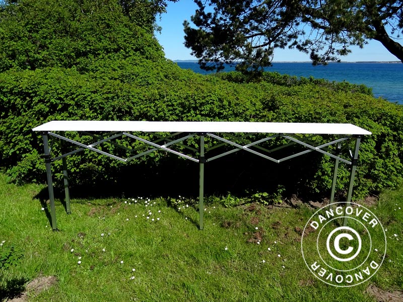 FleXtents PRO składany stolik, 2m, Biały