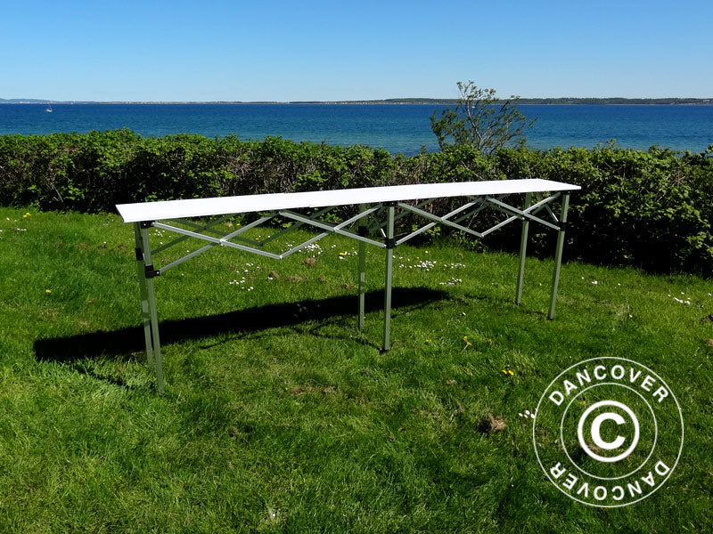 FleXtents PRO składany stolik, 2m, Biały