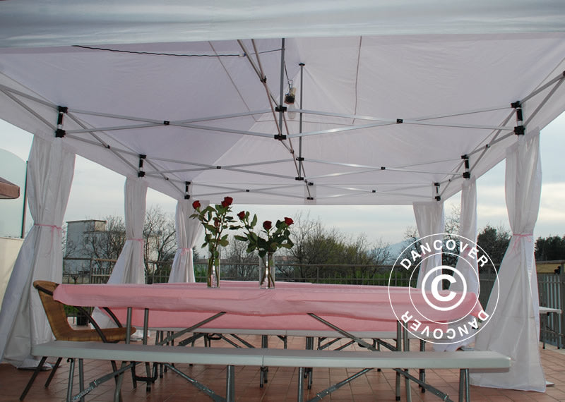 Zasłony FleXtents Steel, Biały, 2 szt.