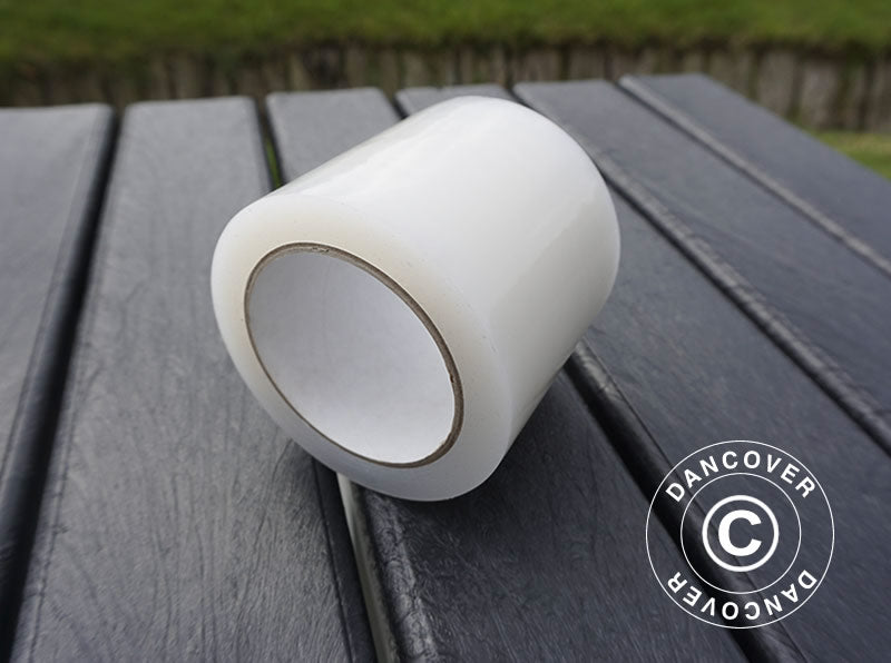 Taśma naprawcza do tuneli foliowych, 10m, przezroczysta