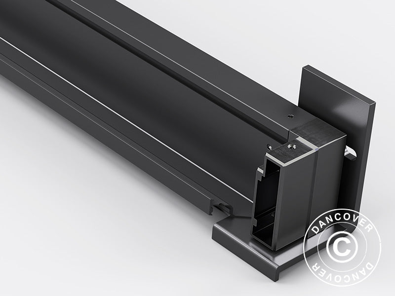 Wspornik ścienny do pawilonu San Pablo 3x3m, 3x4m i 4x4m, Czarny, 2 szt.