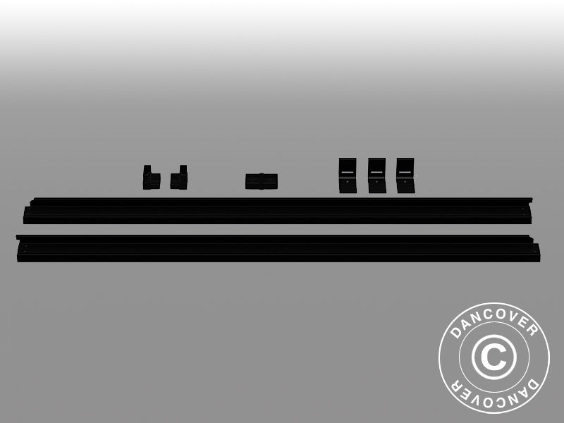Wspornik ścienny do pawilonu San Pablo 3x5,8m i 4x5,8m, Czarny, 3 szt.