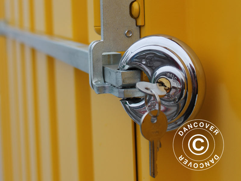 Zabezpieczenie antykradzieżowe z kłódką, Rigel, 1 szt.