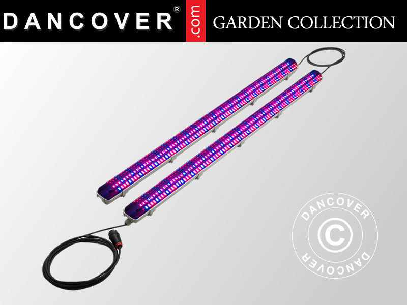 LED Grow Light 1.26 m, 2 lamps, Grey