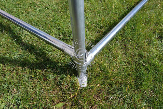 Rama podłogowa dla namiotu imprezowego 4x10m