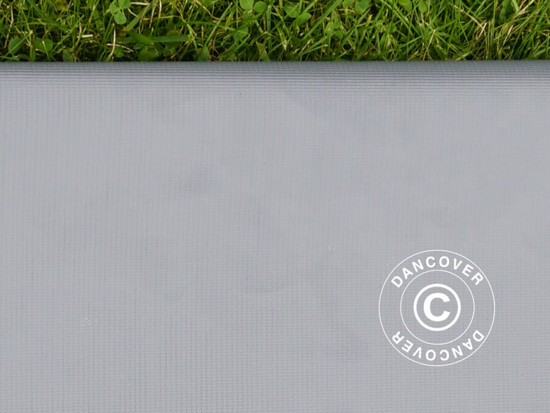 Łatka naprawcza PCV do trudnopalnych namiotów magazynowych, 500g/m², 1x1m, szara