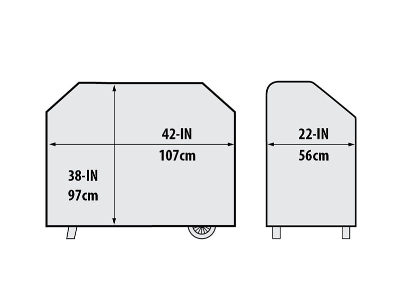 Cover Select f/Pellet BBQ Grill Crown 400 Black
