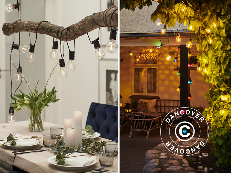 Łańcuch świetlny LED, zestaw uzupełniający, Tobias, 4,5m, przezroczysty