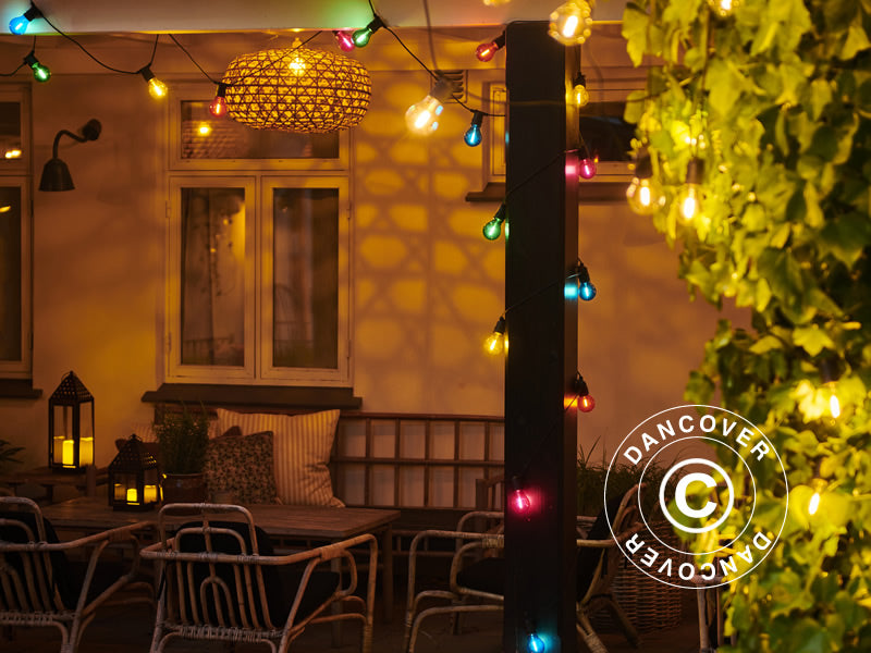 Łańcuch świetlny LED, zestaw startowy, Tobias, 4,5m, wielokolorowy