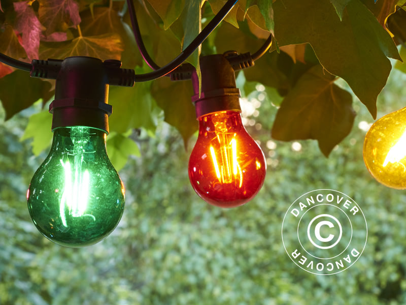 Łańcuch świetlny LED, zestaw startowy, Tobias, 4,5m, wielokolorowy