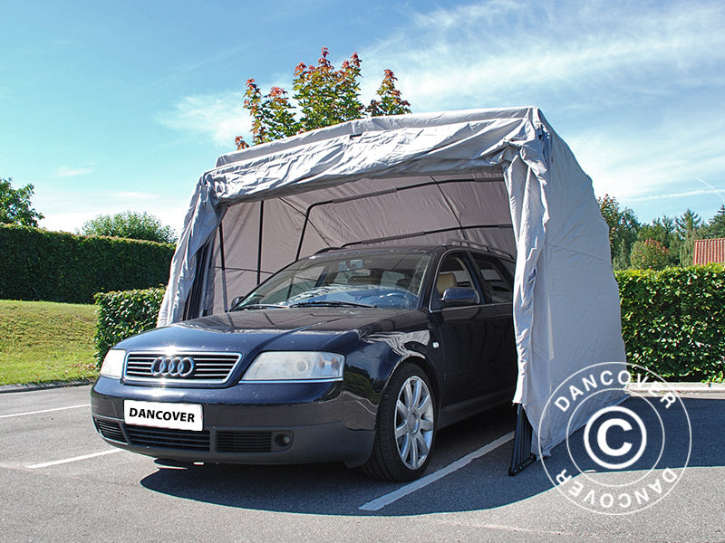 Garaż składany (Samochodowy), 2,8x6,24x2,3m, Szary