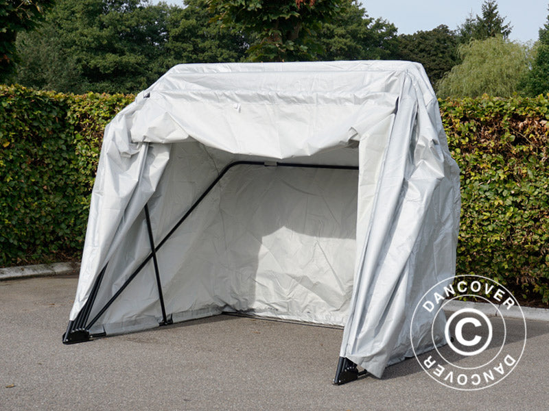 Garaż składany (Motocyklowy), 1,88x3,45x1,9m, Szary