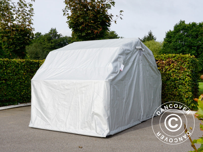 Garaż składany (Motocyklowy), 1,88x3,45x1,9m, Szary