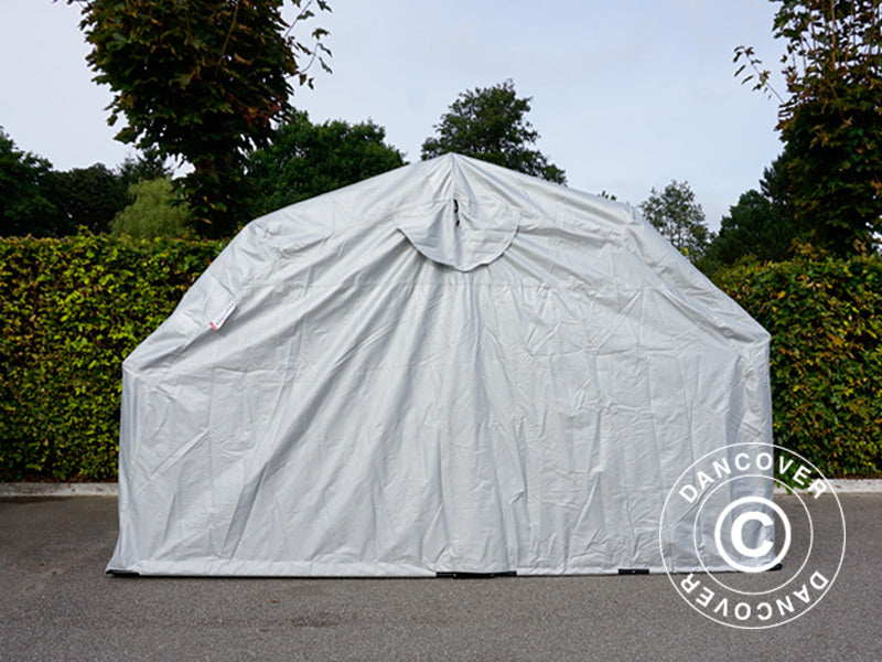 Garaż składany (Motocyklowy), 1,88x3,45x1,9m, Szary