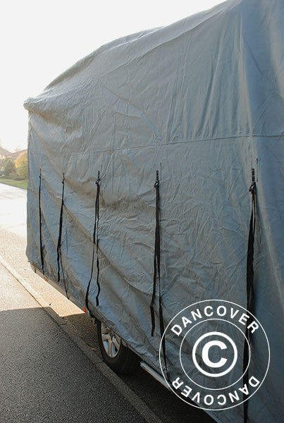 Pokrowiec na przyczepę kempingową, 5,8x2,5x2,25m, Szary