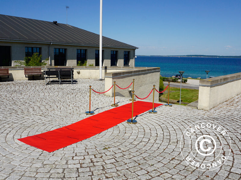 Czerwony dywan z nadrukiem, 1,2x6m