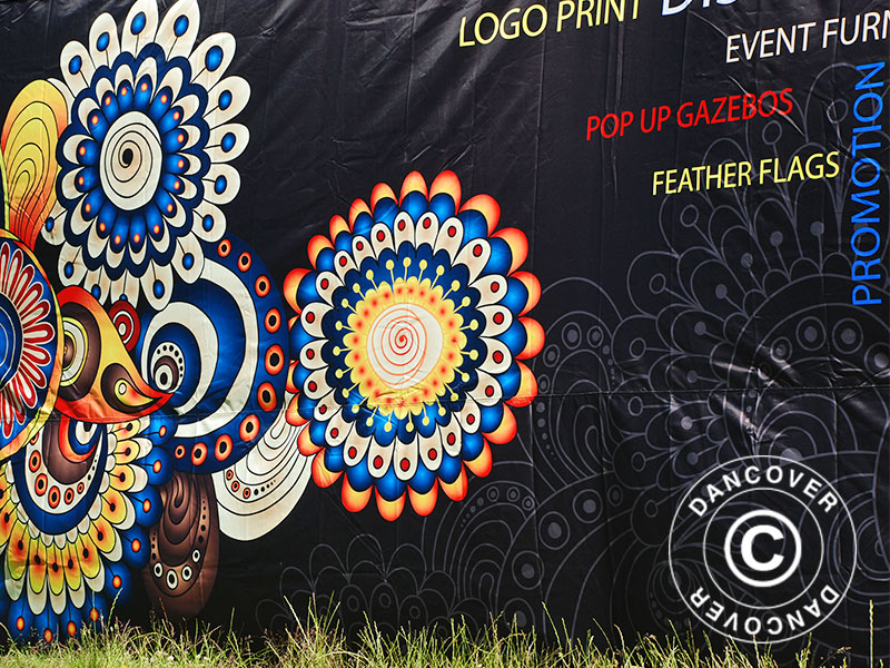 Zadrukowana ściana boczna 4m dla FleXtents PRO