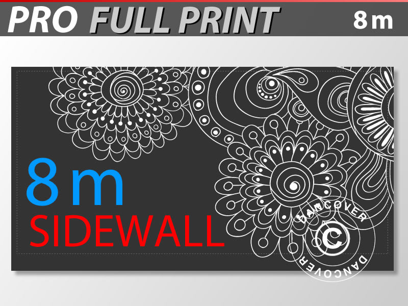 Zadrukowana ściana boczna 8m dla FleXtents PRO