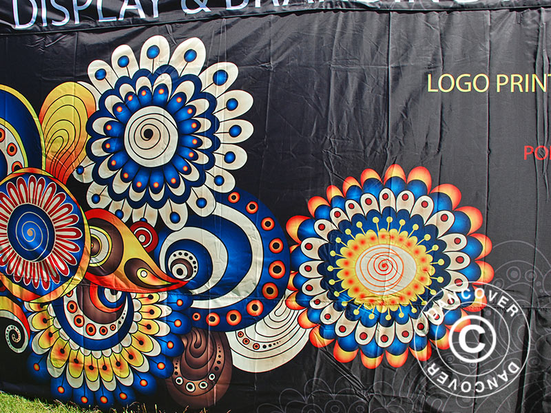 Zadrukowana ściana boczna 8m dla FleXtents PRO