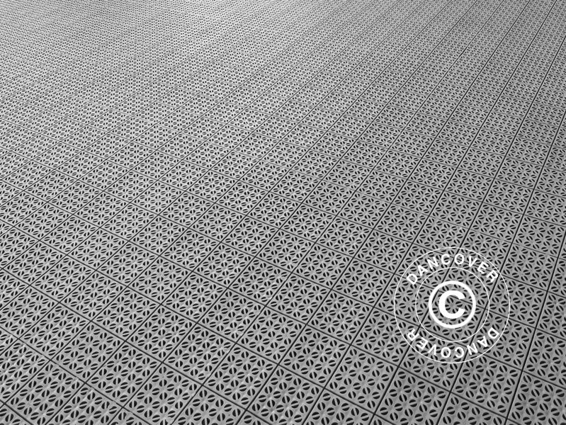 Podłoga z tworzywa sztucznego, Basic, Multiplate, Szary, 18,45 m²