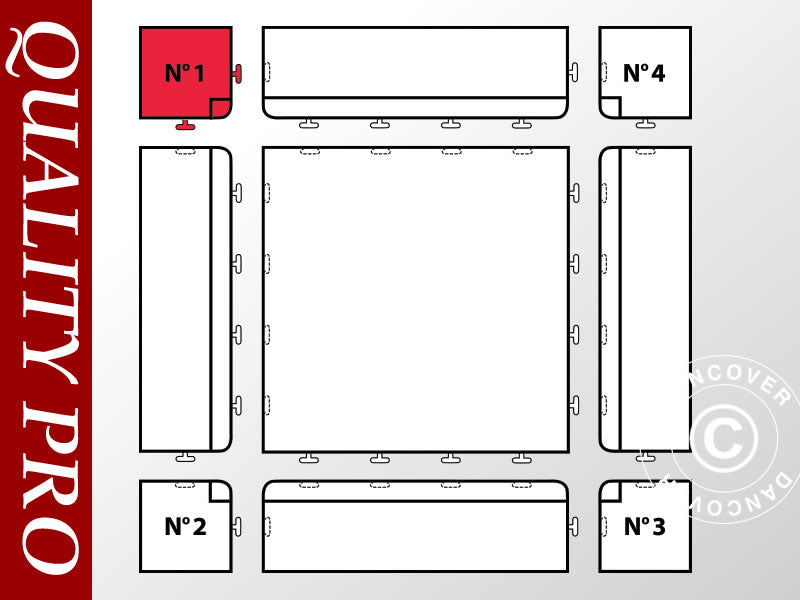 Narożnik podłogowy nr 1, Antracyt