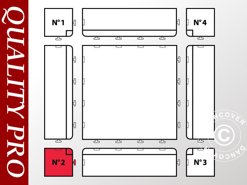 Narożnik podłogowy nr 2, Antracyt