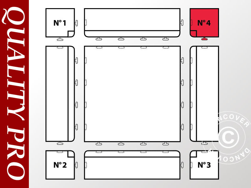 Narożnik podłogowy nr 4, Antracyt