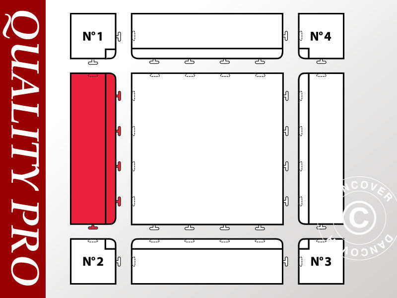 Krawędź podłogowa lewa, Antracyt