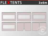 Zestaw ścian bocznych dla Namiot ekspresowy FleXtents 3x6m, Latte