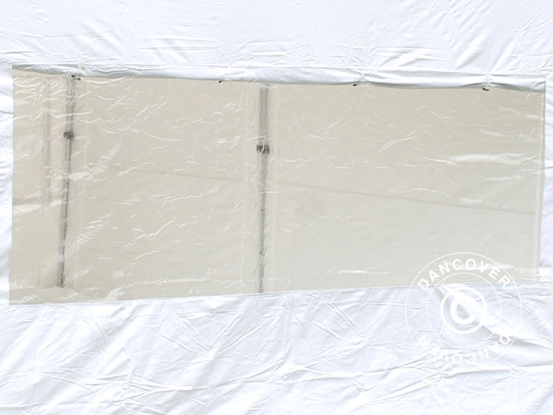 Namiot ekspresowy FleXtents® PRO, namiot medyczny i ratunkowy, 3x6m, czerwony/biały, w tym 6 ściany boczne