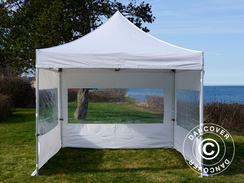 Namiot Ekspreowy FleXtents PRO 3x3m Biały, mq 4 ściany boczne