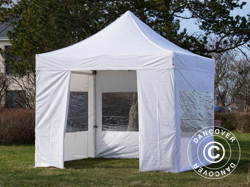 Namiot Ekspreowy FleXtents PRO 3x3m Biały, mq 4 ściany boczne