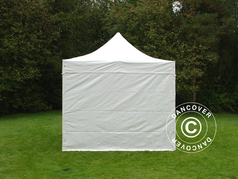 Namiot Ekspresowy FleXtents Xtreme 50 Heavy Duty 3x3m, Biały 4 ściany boczne, Ogniotrwale