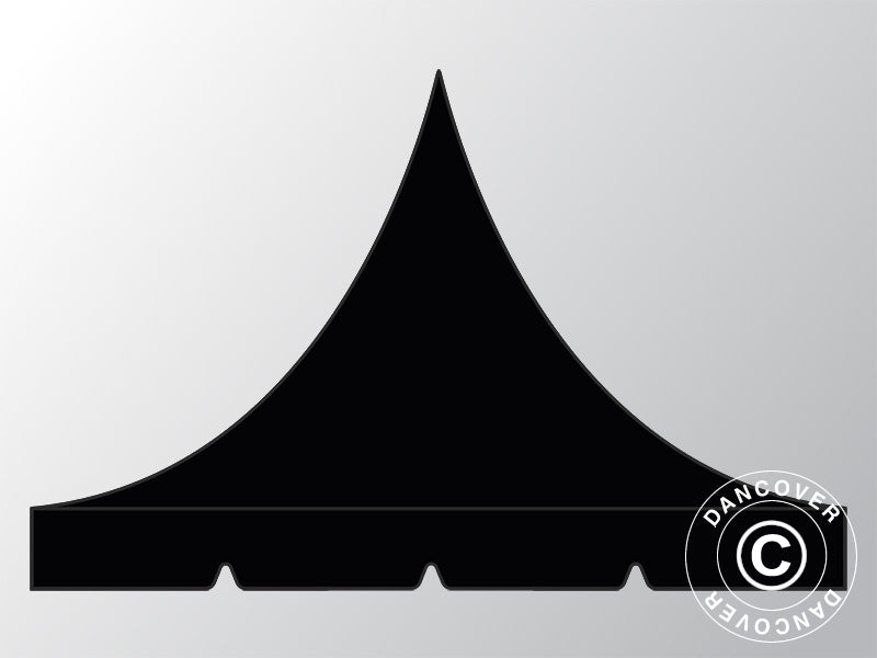 Poszycie dachowe dla Namiot ekspresowy FleXtents PRO Pagoda 3x6m, Czarny