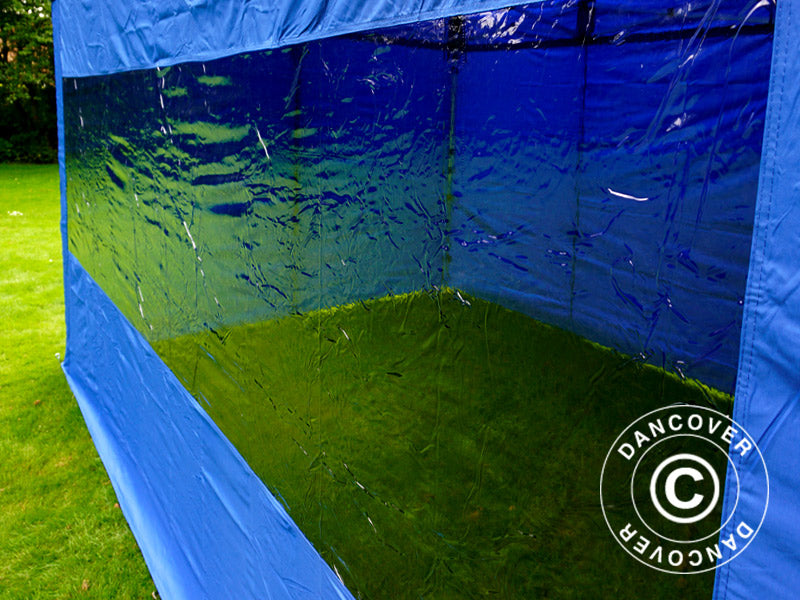 Namiot Ekspresowy FleXtents PRO 3x4,5m Niebieski, mq 4 ściany boczne