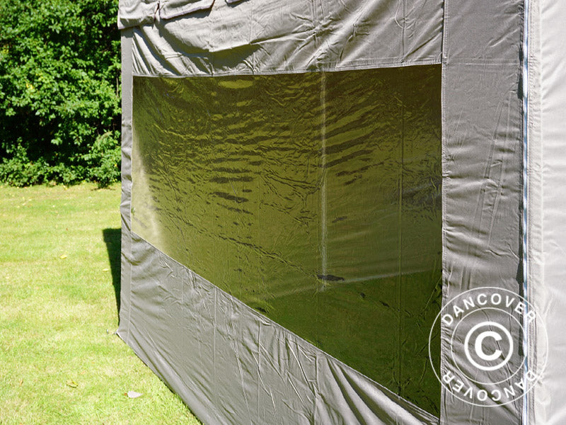 Namiot ekspresowy FleXtents PRO Peak Pagoda 3x3m Latte, mq 4 ściany boczne