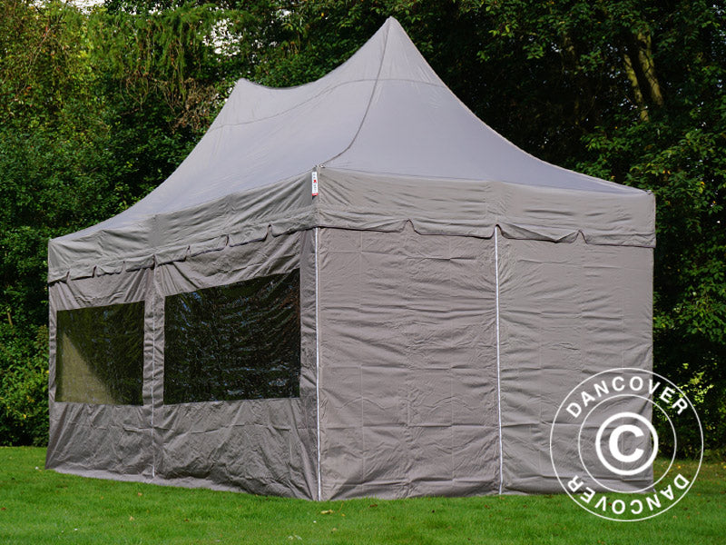 Namiot ekspresowy FleXtents PRO Peak Pagoda 3x6m Latte, mq 6 ściany boczne