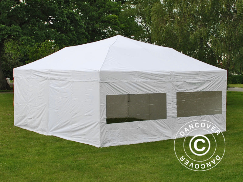 Namiot Ekspresowy FleXtents PRO 6x6m Biały, mq 8 ściany boczne