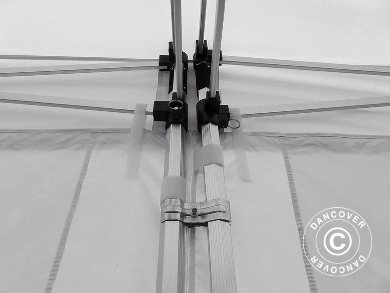 Namiot Ekspresowy FleXtents PRO 4x12m Biały, mq ściany boczne