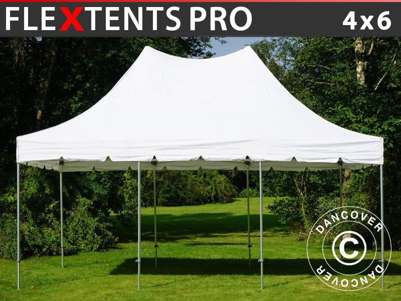 Namiot ekspresowy FleXtents PRO Peak Pagoda 4x6m Biały