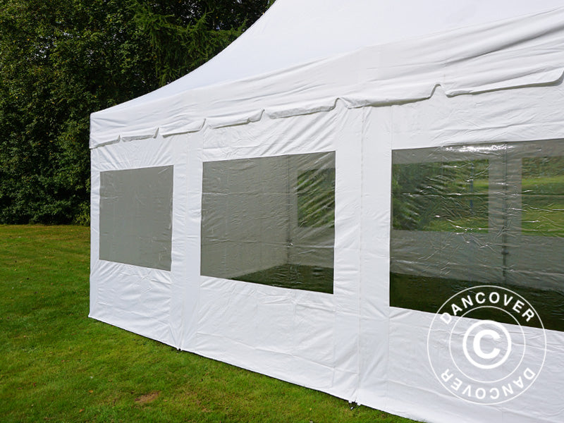 Namiot ekspresowy FleXtents PRO Peak Pagoda 4x6m Biały, mq 8 ściany boczne